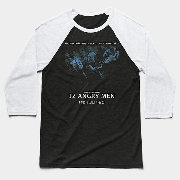 12 Angry Men Baseball T-Shirt by Chairrera